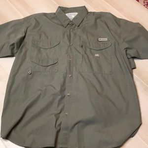 Columbia shirt sleeve fishing shirt size XL